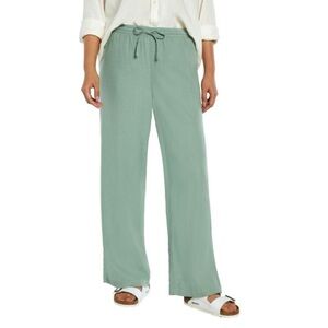 NWT Gap linen pull-on pant granite green  XL